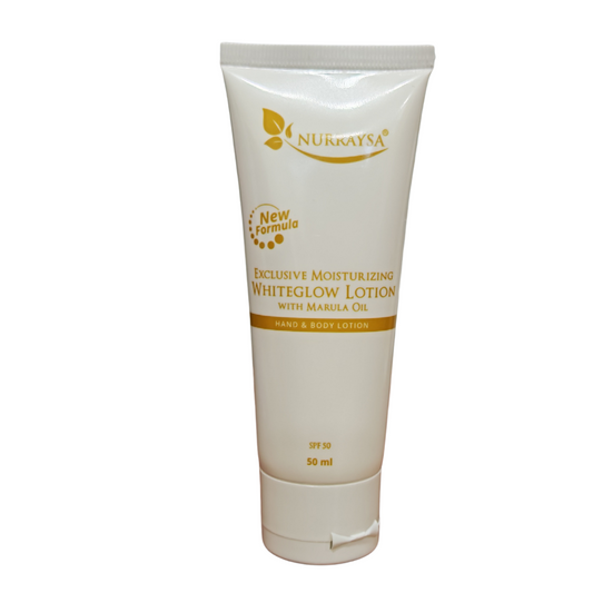 WhiteGlow Lotion with Marula Oil - Hand and Body Lotion - 50ml