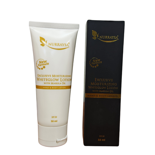 WhiteGlow Lotion with Marula Oil - Hand and Body Lotion - 50ml