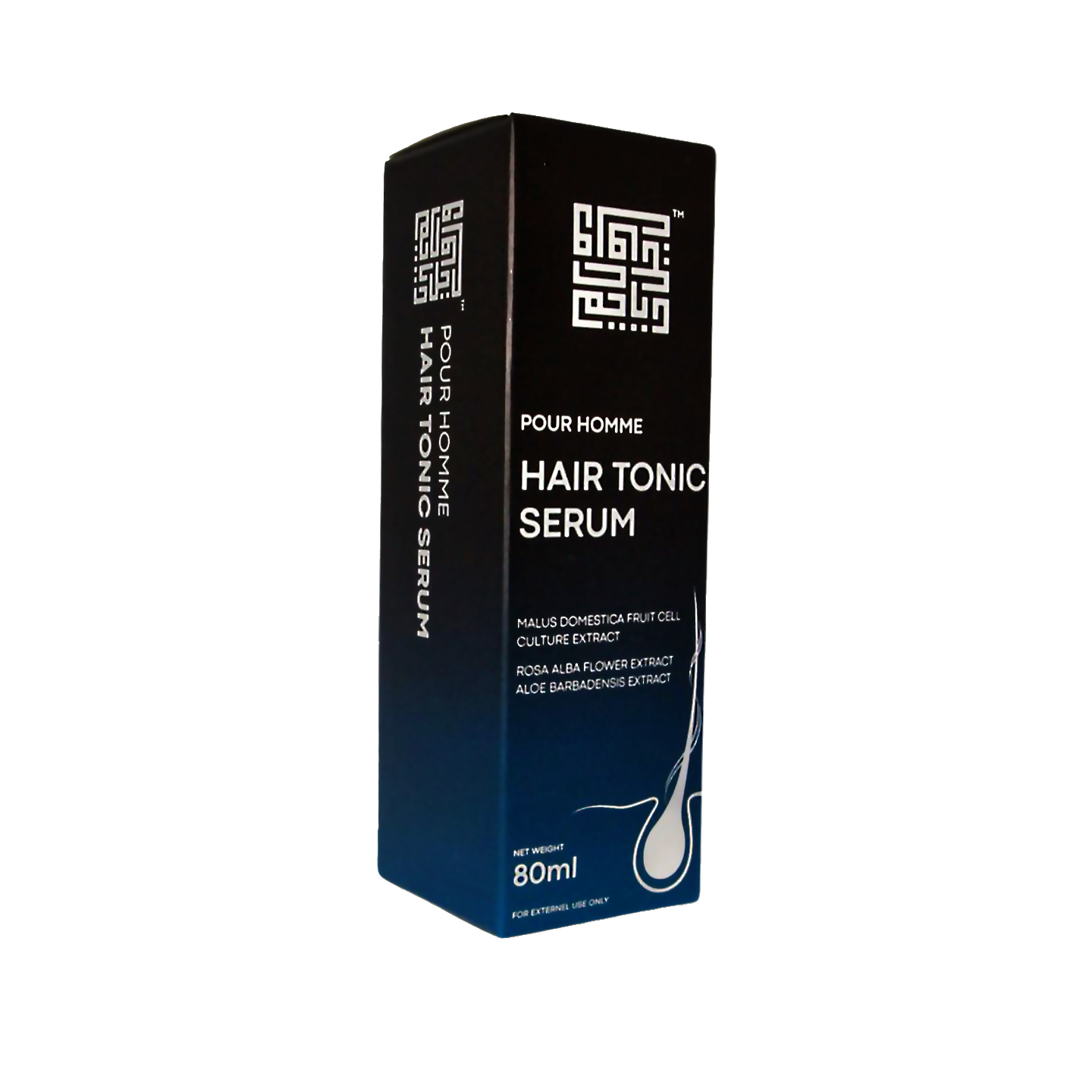 Hair Serum Tonic for Men infused with Malus Domestica Fruit Cell Culture Extract