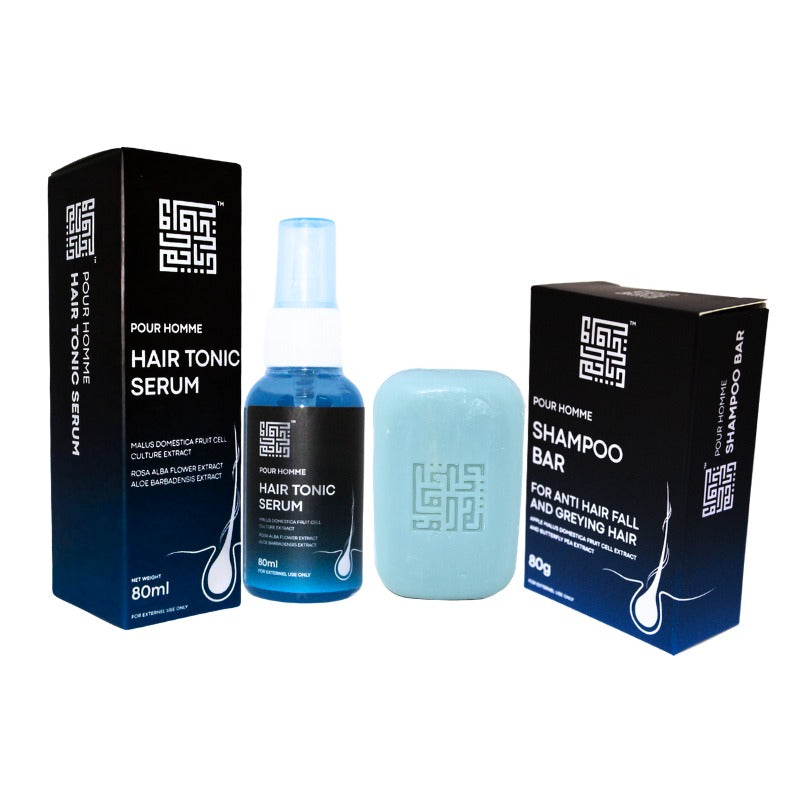 Apple StemCell Hair Care Set - Shampoo Bar and Serum