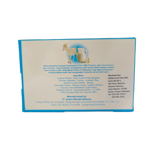 QL Sabun Lulur – Gentle Goat Milk Body Scrub Soap for Smooth, Radiant, and Nourished Skin