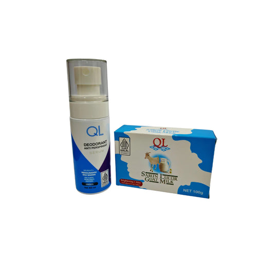 Complete Skin Brightening & Long-Lasting Freshness for Men & Women - QL Confidence-Boosting Body Care Set