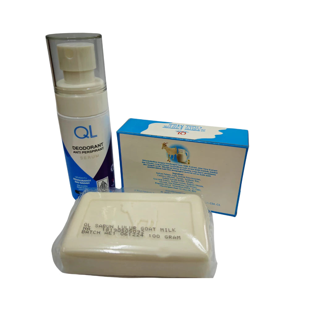 Complete Skin Brightening & Long-Lasting Freshness for Men & Women - QL Confidence-Boosting Body Care Set