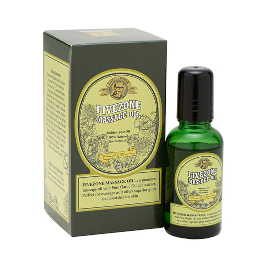 FIVEZONE Massage Oil | Single Clove Garlic Oil formulated Ultimate Soothing Massage - 30ml